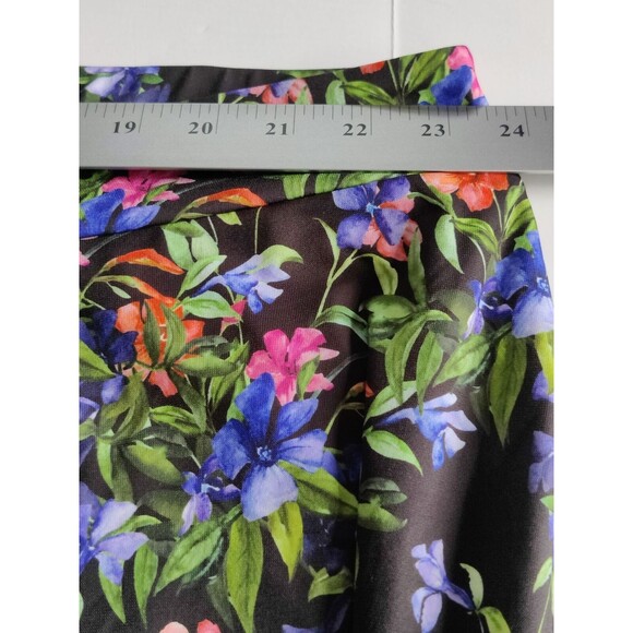 BROOKE SHIELDS‎ Timeless Flat Front Wide-Leg Pants Summer Bouquet 3X NEW A350165 - Picture 5 of 10